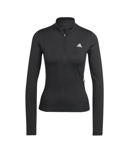 Camisola de manga comprida adidas Hyperglam 1/4-Zip BK...
