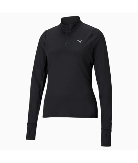 Top Running Puma Favourite para mulher Preto