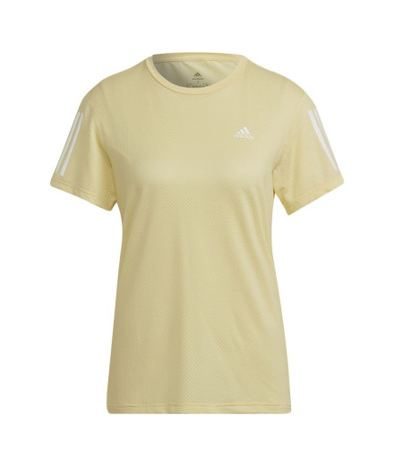 Running top adidas Own Cooler Feminino Amarelo