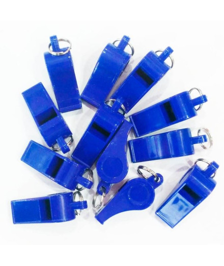 Apito Zastor Bip de plástico. X12 Azul