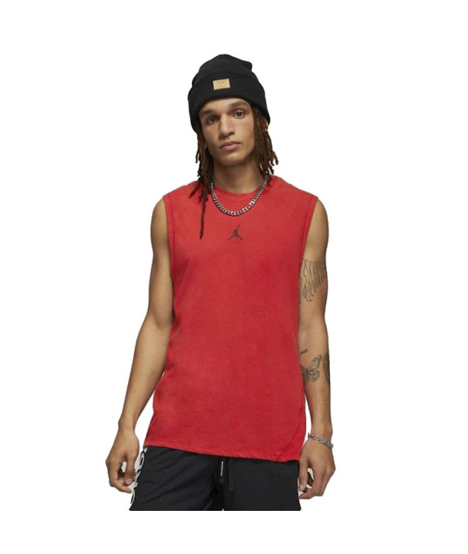 Camiseta Homem Jordan Sport Dri-FIT Vermelho