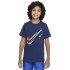 Camiseta Nike Menino Azul Swoosh
