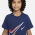 Camiseta Nike Menino Azul Swoosh