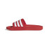 Chinelos adidas Adilette Chuveiro Vermelho