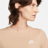 Camiseta Nike Mulher Roupa de desporto castanha