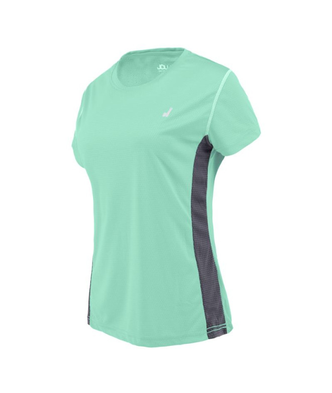 Camiseta running Joluvi de Ultra W Menta