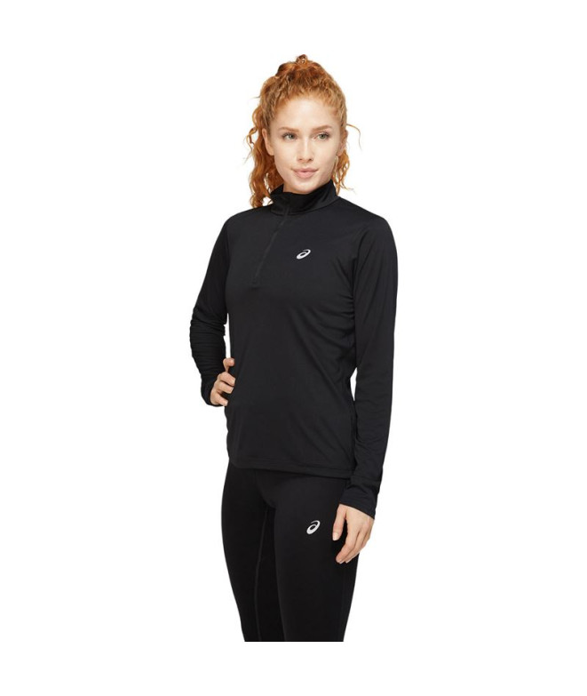 Camiseta ASICS Core LS 1/2 Mulher Bk