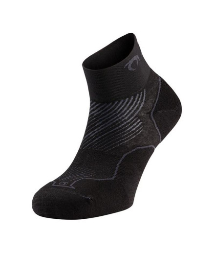Meias tobilleros de running Lurbel Distance Unissex Preto