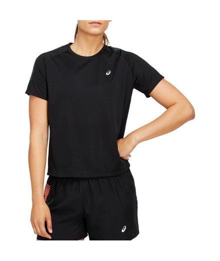 T-Shirt ASICS Icon SS para mulher Bk