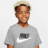 Camiseta Nike Infantil Roupa de desporto Cinzento