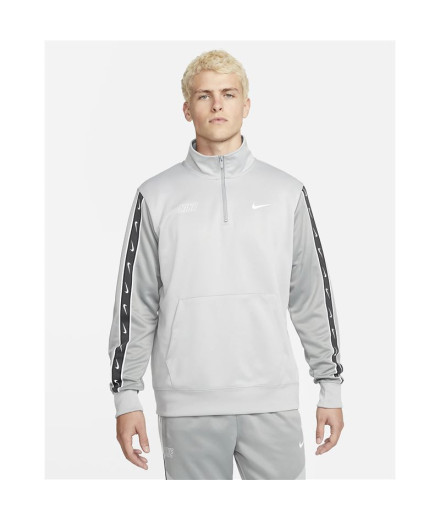 Moletom Nike Homem Repetição desportiva Cinzento
