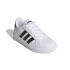 Sapatilhas adidas Grand Court Lifestyle Ténis Lace-Up Infantil Ftwbla