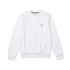 Sweatshirt Lacoste Algodão orgânico para homem Branco