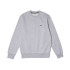 Sweatshirt Lacoste Algodão orgânico para homem Cinzento