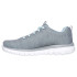 Sapatilhas Skechers Graceful-Twisted For Mulher Malha/guarnição cinzenta e menta