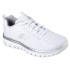 Sapatilhas Skechers Graceful-Get Connect Mulher Malha branca/guarnição prateada