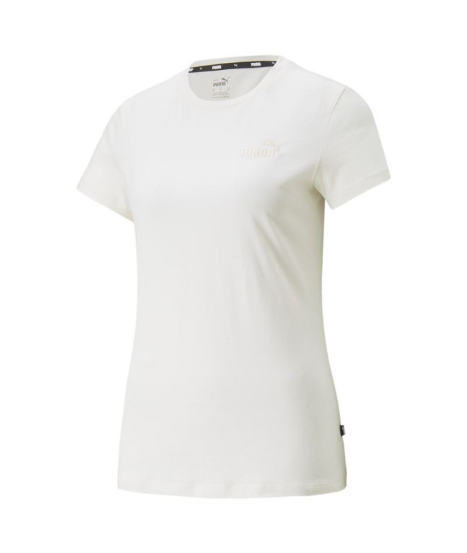 Camiseta Puma Ess+ Bordado Mulher