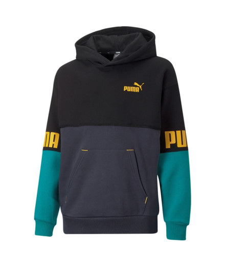 Casaco com capuz Puma Power Colorblock para crianças