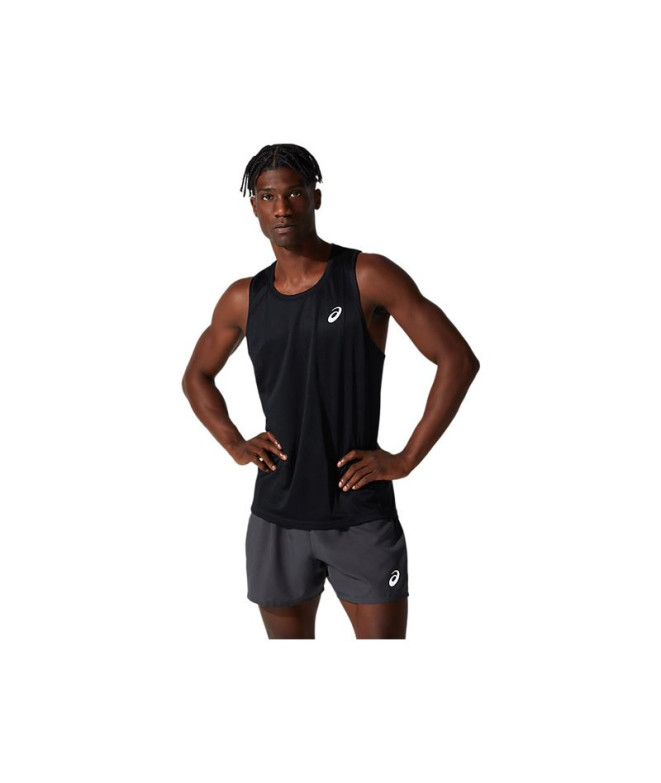 Camiseta ASICS CORE SINGLET Homem Preto