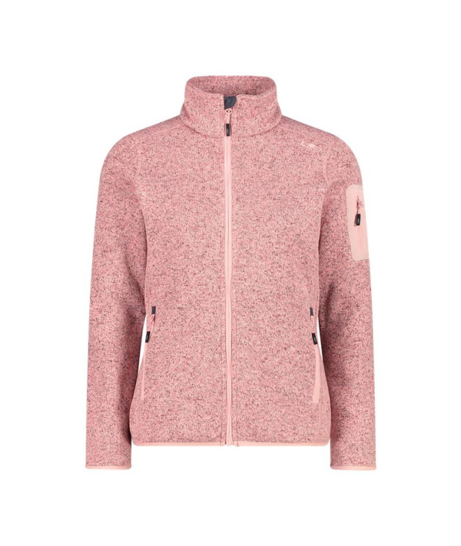 Casaco CMP Mulher Melange Knit-Tech Peach