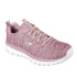 Sapatilhas Skechers Graceful-Twisted For Mulher Malha malva e branca/ Guarnição malva