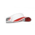 Viseira Compressport Spiderweb Ultralight Visor vermelho