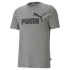 Camiseta Homem Puma Ess Logo Cinzento
