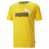 Camiseta Homem Puma Essentials+2 Colour Logo Amarelo