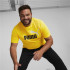 Camiseta Homem Puma Essentials+2 Colour Logo Amarelo
