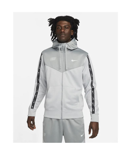 Casaco Nike Homem Repetição desportiva Cinzento