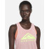 Camiseta Nike Mulher sem mangas Dri-Fint cor-de-rosa