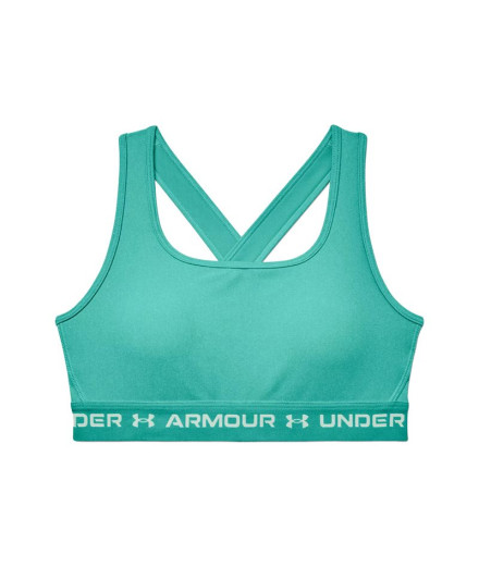Soutien desportivo Under Armour Crossback Mid Hthr Green
