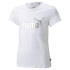 Camiseta Menina manga curta Puma Essentials+ Logo Branco
