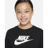 Camiseta Nike Menina Roupa desportiva de manga comprida BK