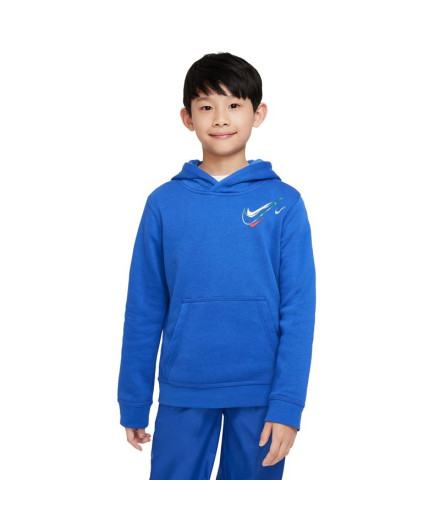 Moletom Nike Menino com capuz Roupa desportiva Azul