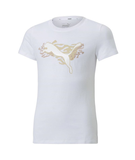 T-Shirt de manga curta Puma Alpha para rapariga WH