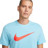 T-shirt Nike Sportswear Swoosh Man Azul