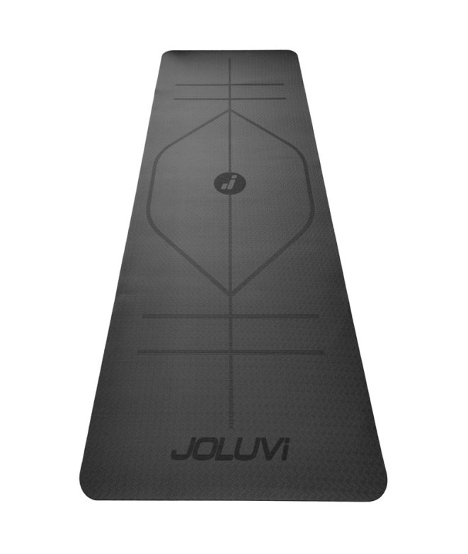 Tapete Yoga preto Alinhar