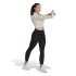 Casaco de ioga adidas Aeroready Studio Bege Casaco de ioga para mulher