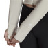 Casaco de ioga adidas Aeroready Studio Bege Casaco de ioga para mulher