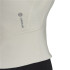 Casaco de ioga adidas Aeroready Studio Bege Casaco de ioga para mulher