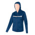 Casaco de montanha com capuz azul Trangoworld Liena Woman