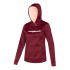 Moletom com capuz vermelho de montanha Trangoworld Poppi Mulher