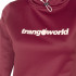 Moletom com capuz vermelho de montanha Trangoworld Poppi Mulher