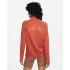 Camiseta trail Nike Manga comprida laranja Dri-FIT Element Mulher