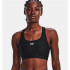 Sutiã esportivo Under Armour heatGear Mid preto Mulher
