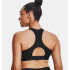 Sutiã esportivo Under Armour heatGear Mid preto Mulher