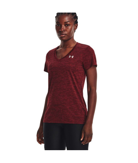 Top de treino vermelho Under Armour Tech™ Twist Women's