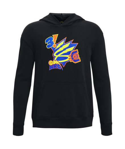 Moletom Under Armour Caril Big Splash preto Menino