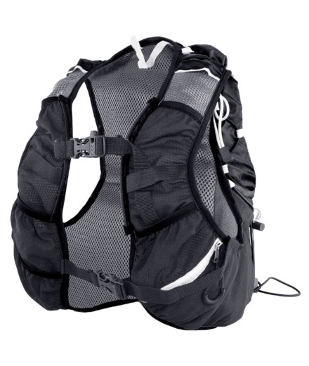 Mochila colete running de Jouvi Ultratrail Preto